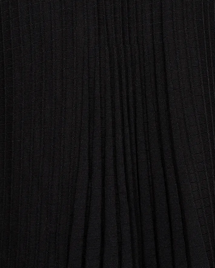 FREEQUENT FQCLAUDISSE - LANG CARDIGAN - SORT