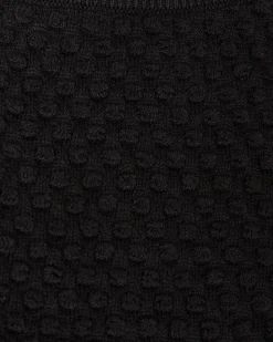 FREEQUENT FQDODO - PULLOVER MED RIBKANTER - SORT
