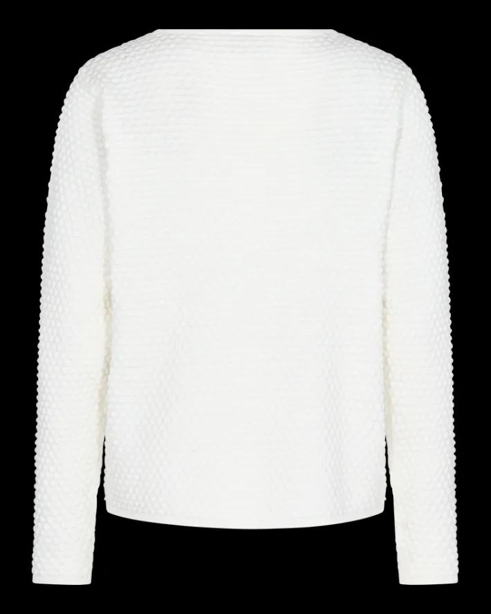 FREEQUENT FQDODO - PULLOVER MED RIBKANTER - HVID