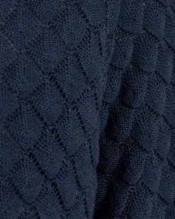 FREEQUENT FQDODO -STRIKKET PULLOVER - BLÅ
