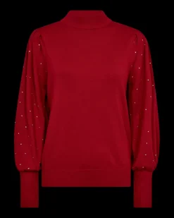 FREEQUENT FQDOTKA - PULLOVER - RØD