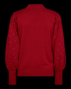 FREEQUENT FQDOTKA - PULLOVER - RØD