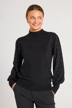 FREEQUENT FQDOTKA - PULLOVER - SORT