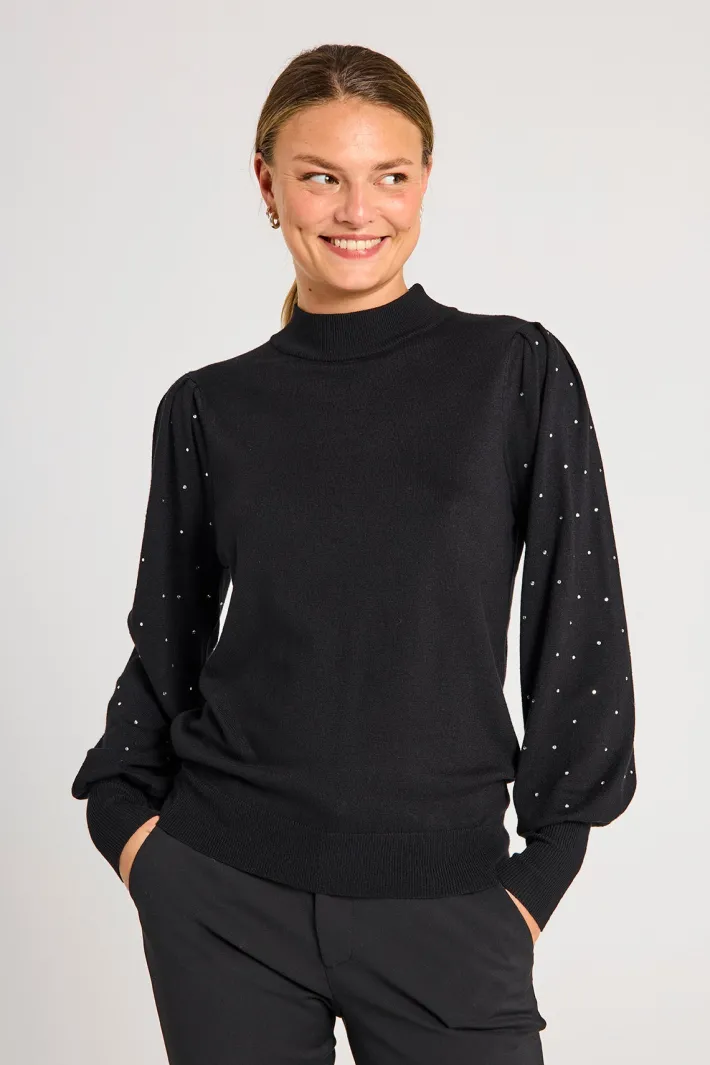 FREEQUENT FQDOTKA - PULLOVER - SORT
