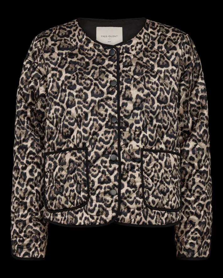 FREEQUENT FQFIA - JAKKE - BEIGE,SORT