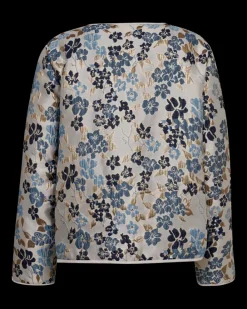 FREEQUENT FQFLORA-JACKET - BEIGE,BLÅ