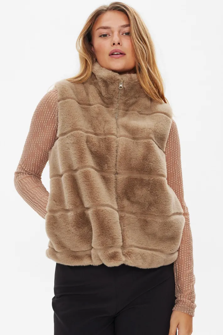 FREEQUENT FQFOXY - VEST - BRUN