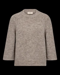 FREEQUENT FQGRSLULU - PULLOVER - BRUN