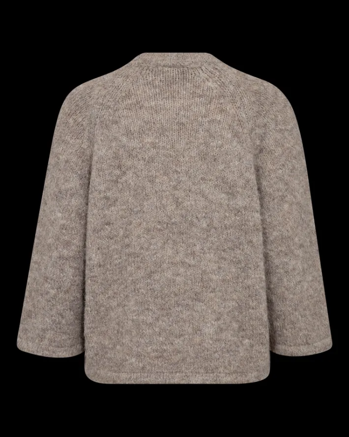 FREEQUENT FQGRSLULU - PULLOVER - BRUN
