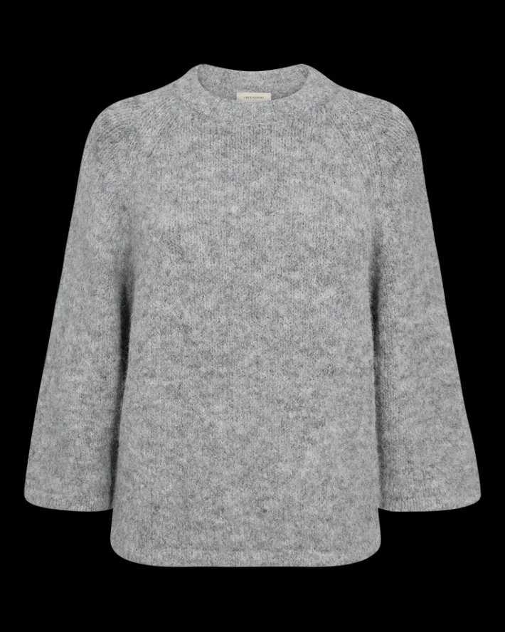 FREEQUENT FQGRSLULU - PULLOVER - GRÅ