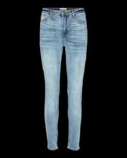 FREEQUENT FQHARLOW - TÆSIDDENDE JEANS - BLÅ