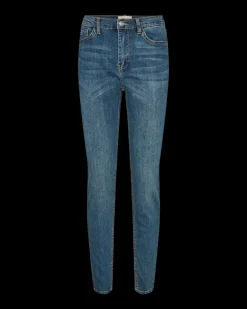 FREEQUENT FQHARLOW - TÆSIDDENDE JEANS - BLÅ