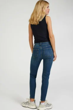 FREEQUENT FQHARLOW - TÆSIDDENDE JEANS - BLÅ