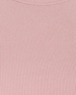 FREEQUENT FQHI - RIBSTRIKKET TOP - ROSA