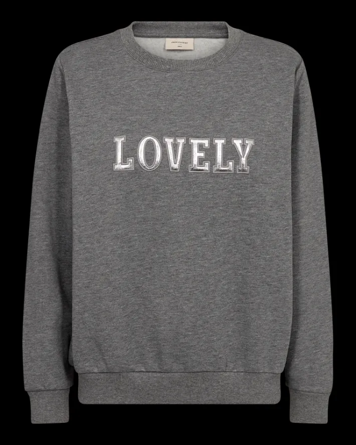 FREEQUENT FQKAMELA - PULLOVER - GRÅ