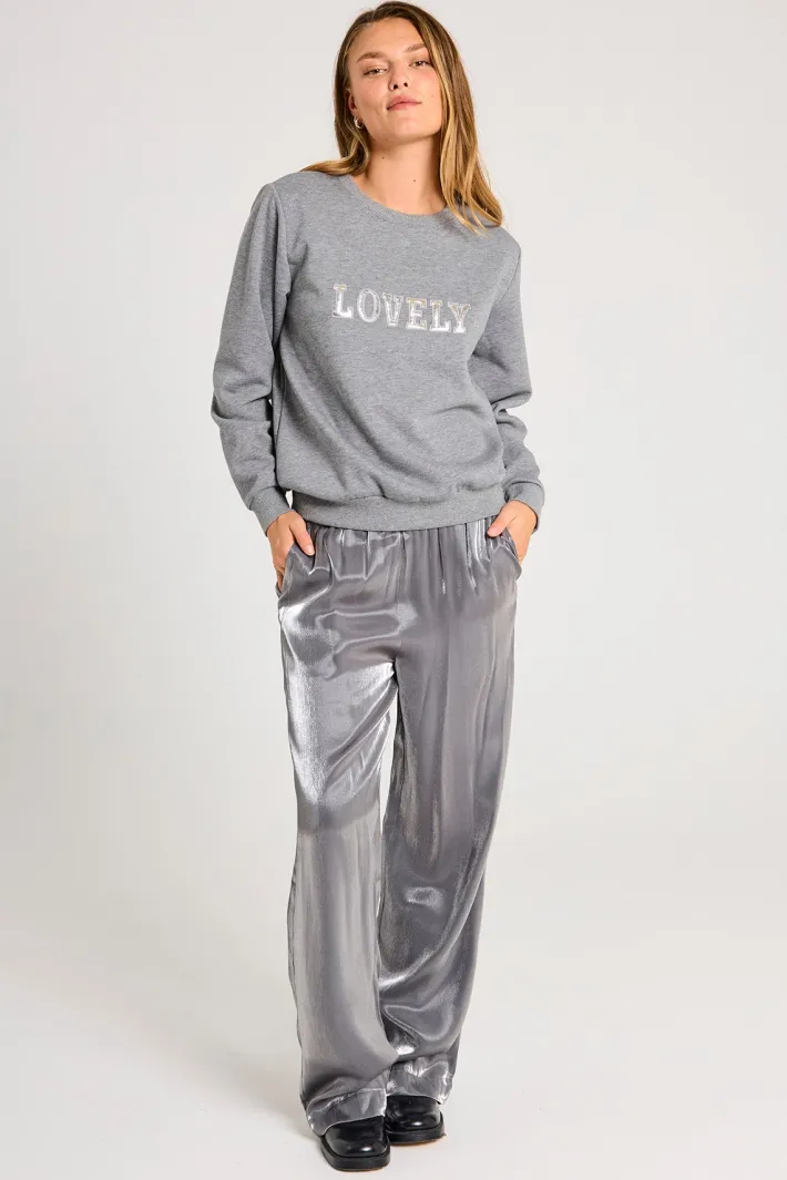 FREEQUENT FQKAMELA - PULLOVER - GRÅ