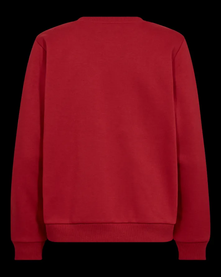 FREEQUENT FQKAMELA - PULLOVER - GRÅ,RØD