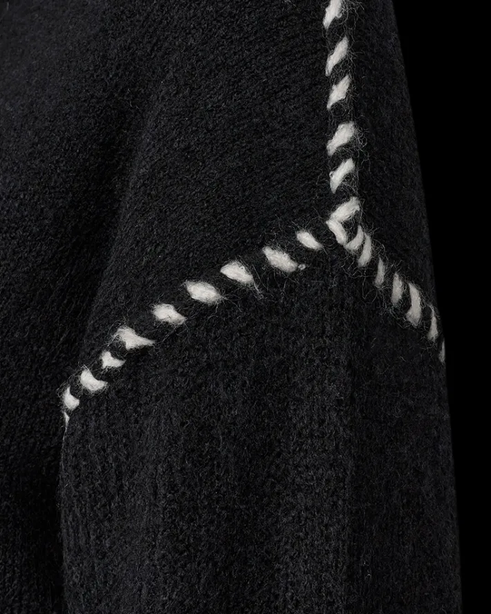 FREEQUENT FQKINLOCK - PULLOVER - SORT