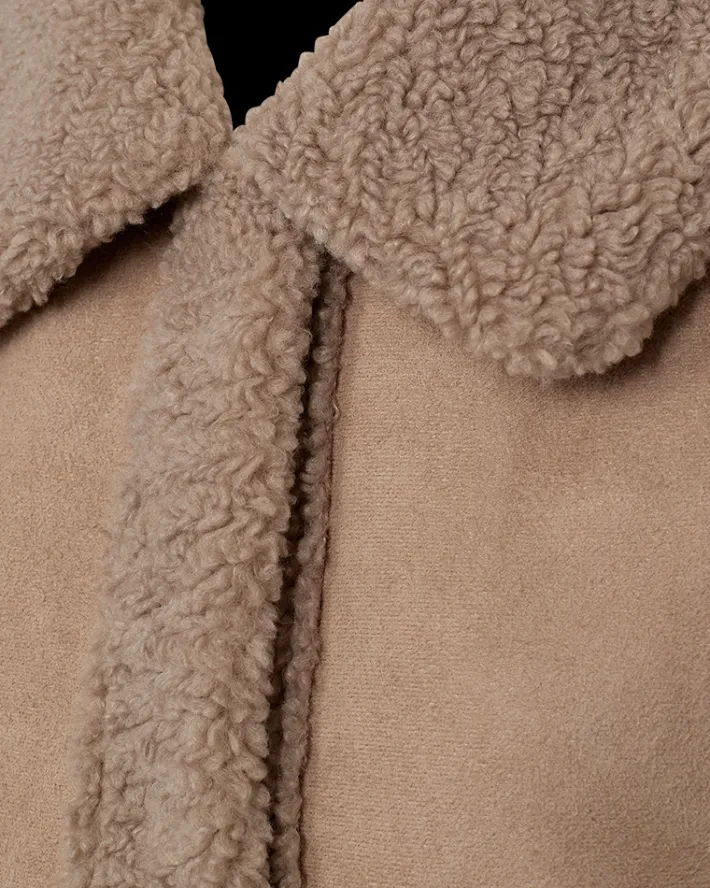 FREEQUENT FQLAMBY - JAKKE - BEIGE