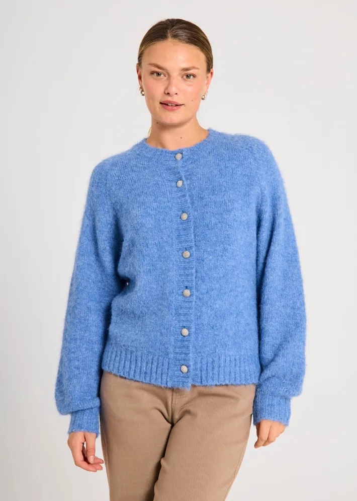 FREEQUENT FQLOUISA - CARDIGAN - BLÅ