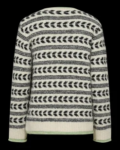 FREEQUENT FQLOUISA - PULLOVER - SORT OG HVID