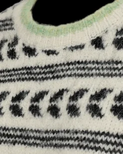 FREEQUENT FQLOUISA - PULLOVER - SORT OG HVID