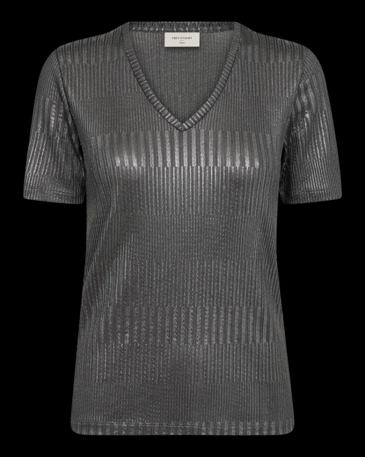 FREEQUENT FQMATTER - T-SHIRT - GRÅ