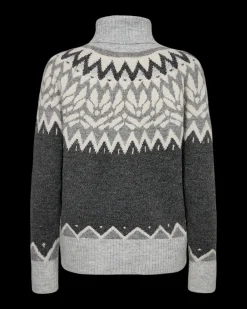 FREEQUENT FQMERLA - PULLOVER - GRÅ