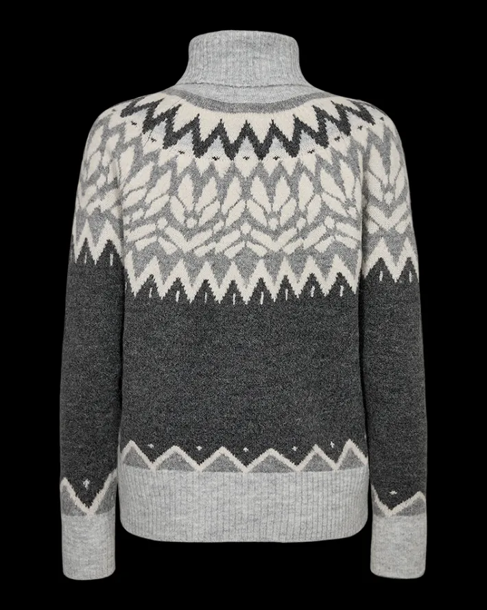 FREEQUENT FQMERLA - PULLOVER - GRÅ