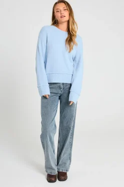 FREEQUENT FQMULLE - PULLOVER - BLÅ