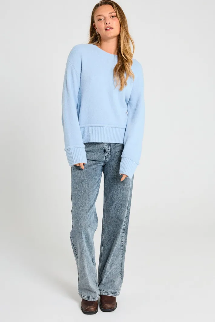 FREEQUENT FQMULLE - PULLOVER - BLÅ