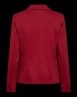 FREEQUENT FQNANNI - FIGURSYET BLAZER - RØD