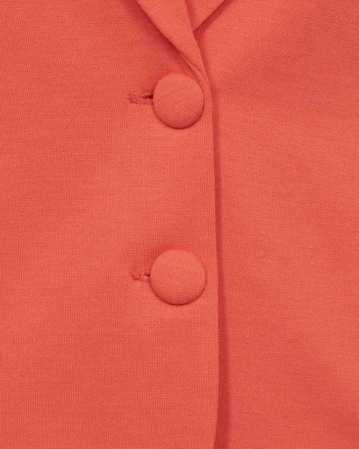 FREEQUENT FQNANNI - FIGURSYET BLAZER - ORANGE
