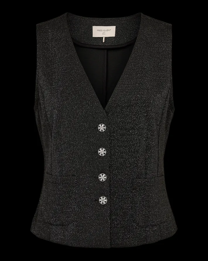 FREEQUENT FQNANNILUX - VEST - SORT