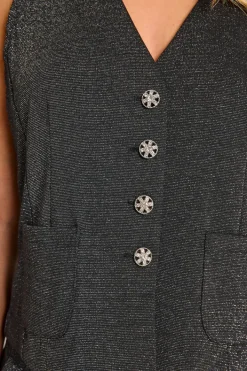 FREEQUENT FQNANNILUX - VEST - SORT