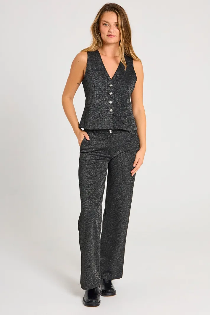 FREEQUENT FQNANNILUX - VEST - SORT