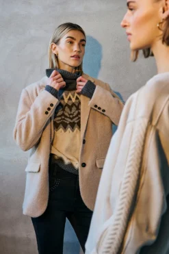 FREEQUENT FQNELEEN - JAKKE - BEIGE