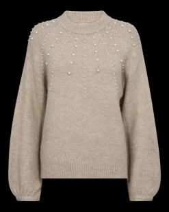 FREEQUENT FQPEARL - PULLOVER - BEIGE