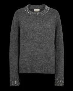 FREEQUENT FQPEARL - PULLOVER - GRÅ
