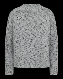 FREEQUENT FQPEREA - PULLOVER - SORT OG HVID