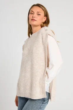 FREEQUENT FQRANOLA - VEST - BEIGE