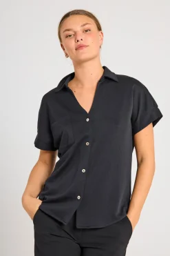 FREEQUENT FQRUE - BLUSE - SORT
