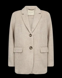 FREEQUENT FQSALO - BLAZER - BEIGE