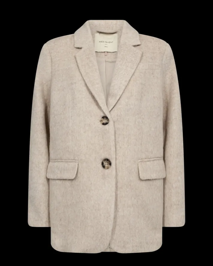 FREEQUENT FQSALO - BLAZER - BEIGE