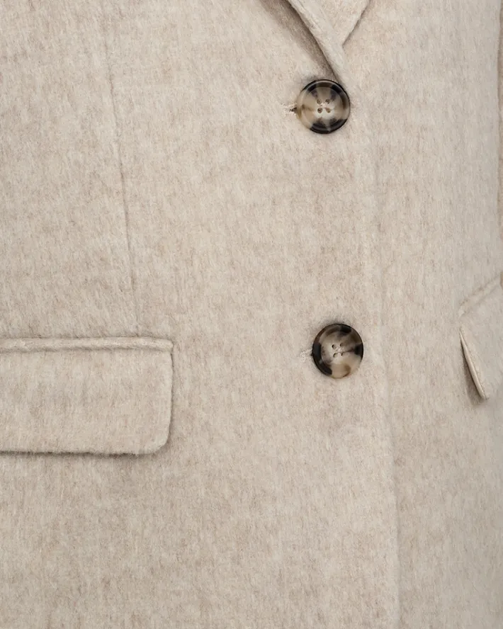 FREEQUENT FQSALO - BLAZER - BEIGE