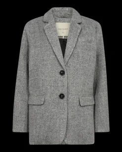 FREEQUENT FQSALO - BLAZER - GRÅ