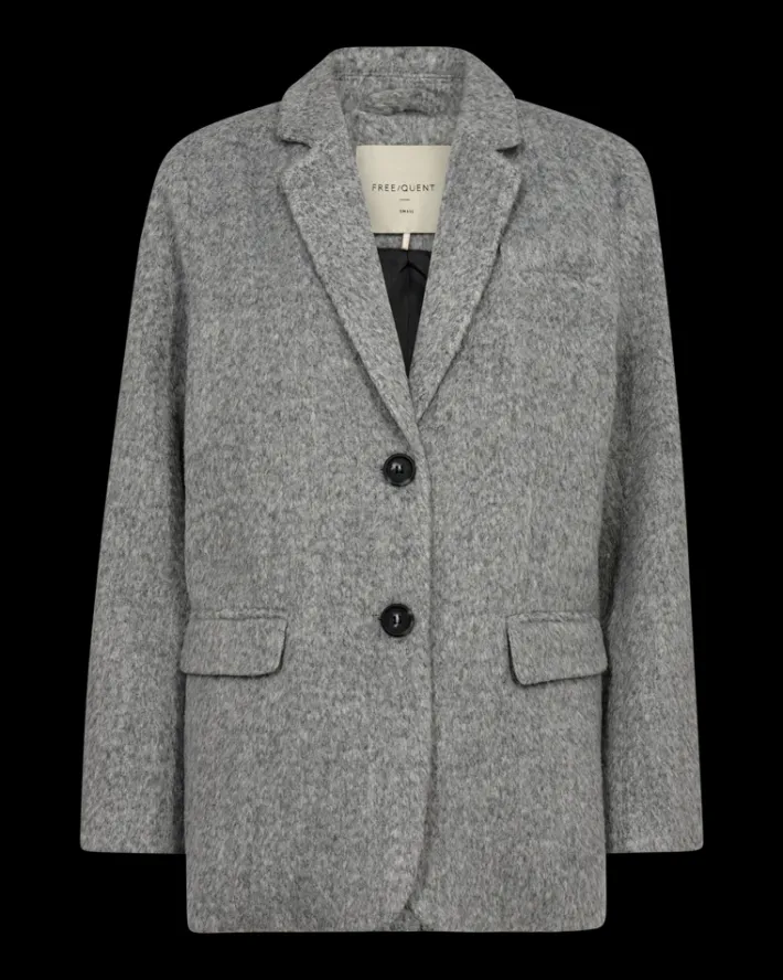 FREEQUENT FQSALO - BLAZER - GRÅ