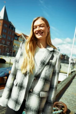 FREEQUENT FQSALO - JAKKE MED ULD - BEIGE