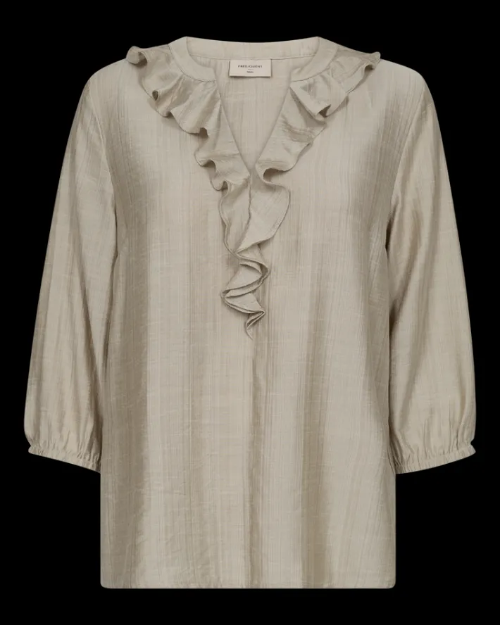 FREEQUENT FQSARA - BLUSE - BEIGE