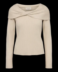 FREEQUENT FQSCULLY - PULLOVER - BEIGE